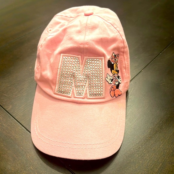 Walt Disney Parks Minnie Mouse Cap, Pink, Bling, Adjustable Adult Size - Picture 1 of 3